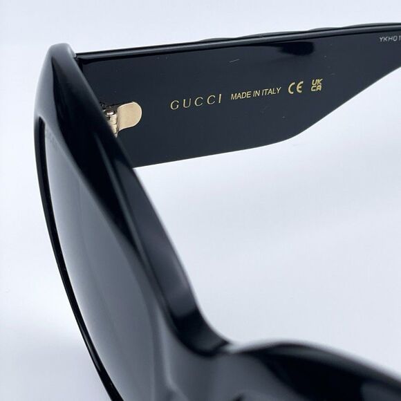 NEW Gucci GG0808S 001 Black Grey Cat Eye Women Sunglasses main image 7